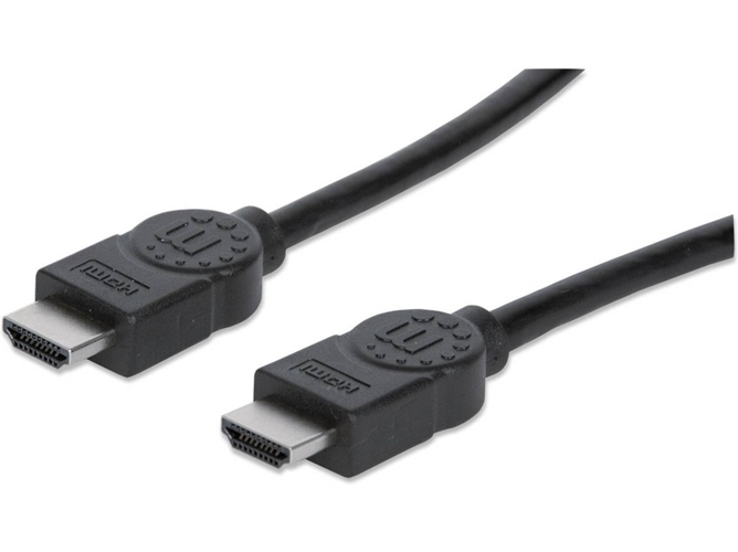 Cable HDMI MANHATTAN (HDMI - HDMI - 1 m - Negro)