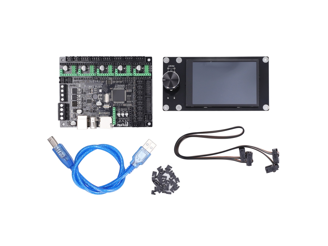 Placa Mãe Mks Para Impressora 3d Com Proteção Tvs E Tela Ts35 Suporte A Dispositivo Usb Virtual