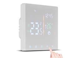 Termostato Inteligente Programable Wifi Tuya Para Uso Doméstico Con Control Por Aplicación Y Pantalla Lcd.