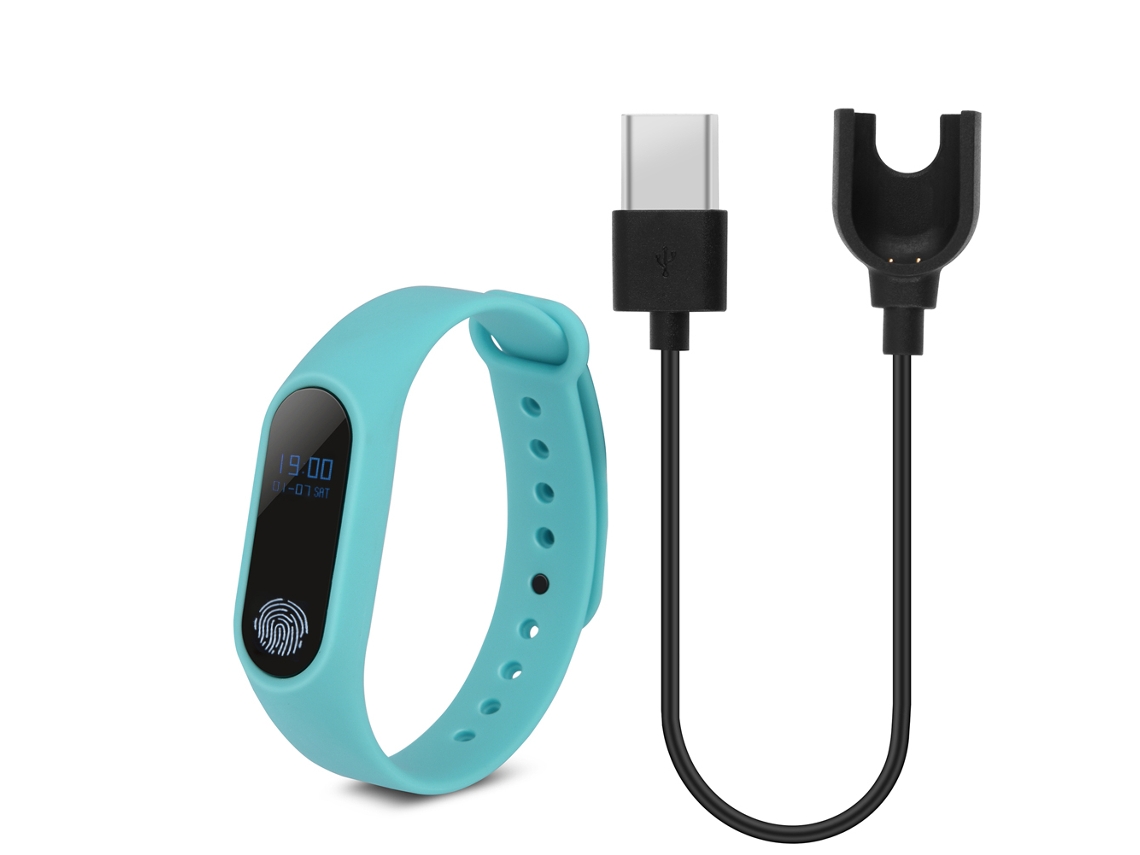 Pulsera Inteligente (monitoreo De Frecuencia Cardíaca Bluetooth) Pulsera Inteligente M2 Exclusiva De Lazada (cyan)