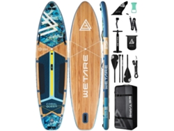Tabla de paddle surf hinchable, material duradero, alta capacidad de carga, azul OEM