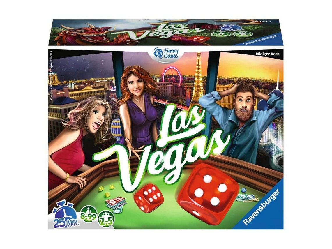 Juego Colectivo RAVENSBURGER Las Vegas (Edad Mínima Recomendada: 8 años - Versión en Francés)