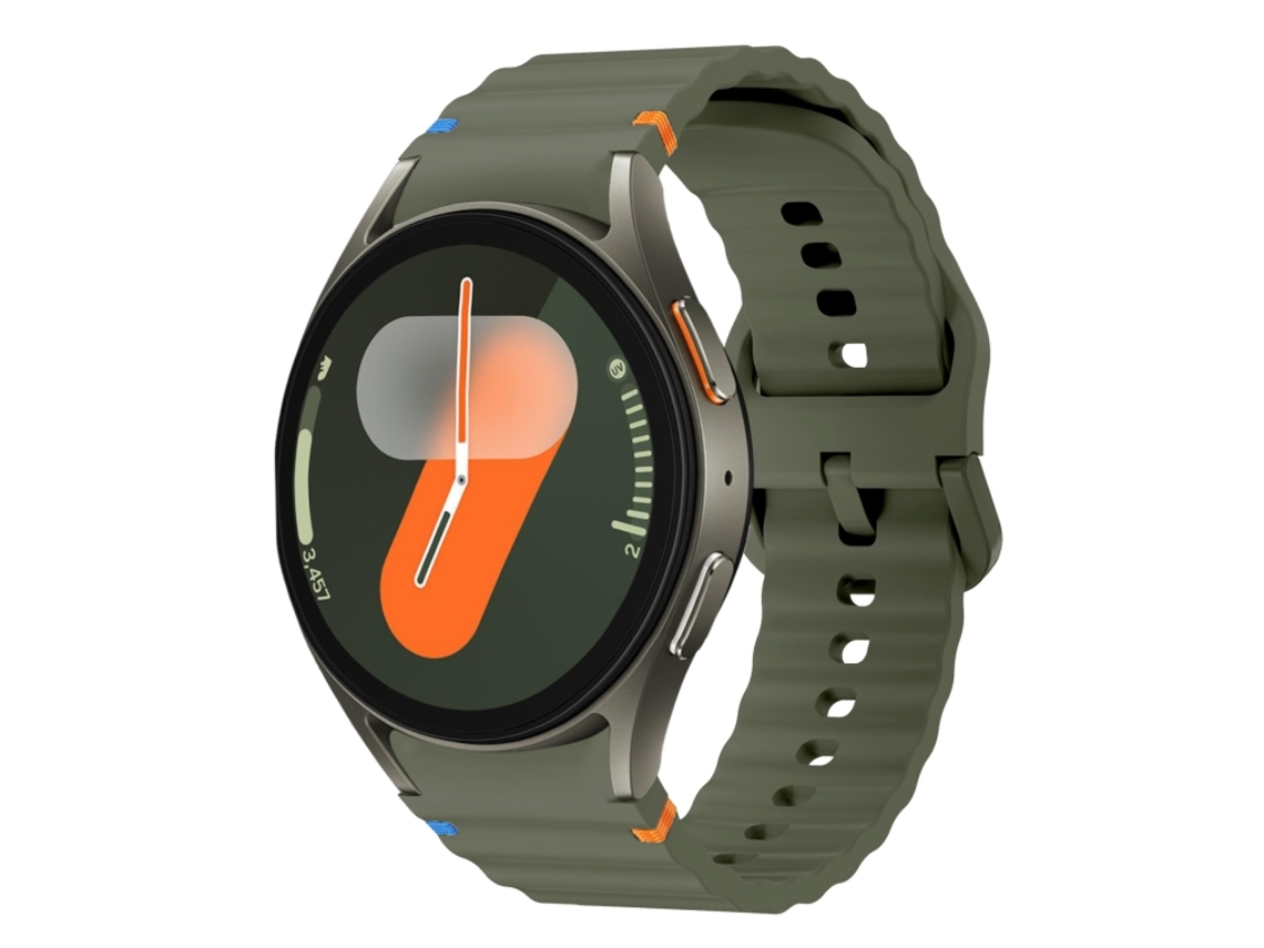 Correa de silicona cosida para Samsung Galaxy Watch 7 con patrón de ondas CSYY (40 mm/44 mm)
