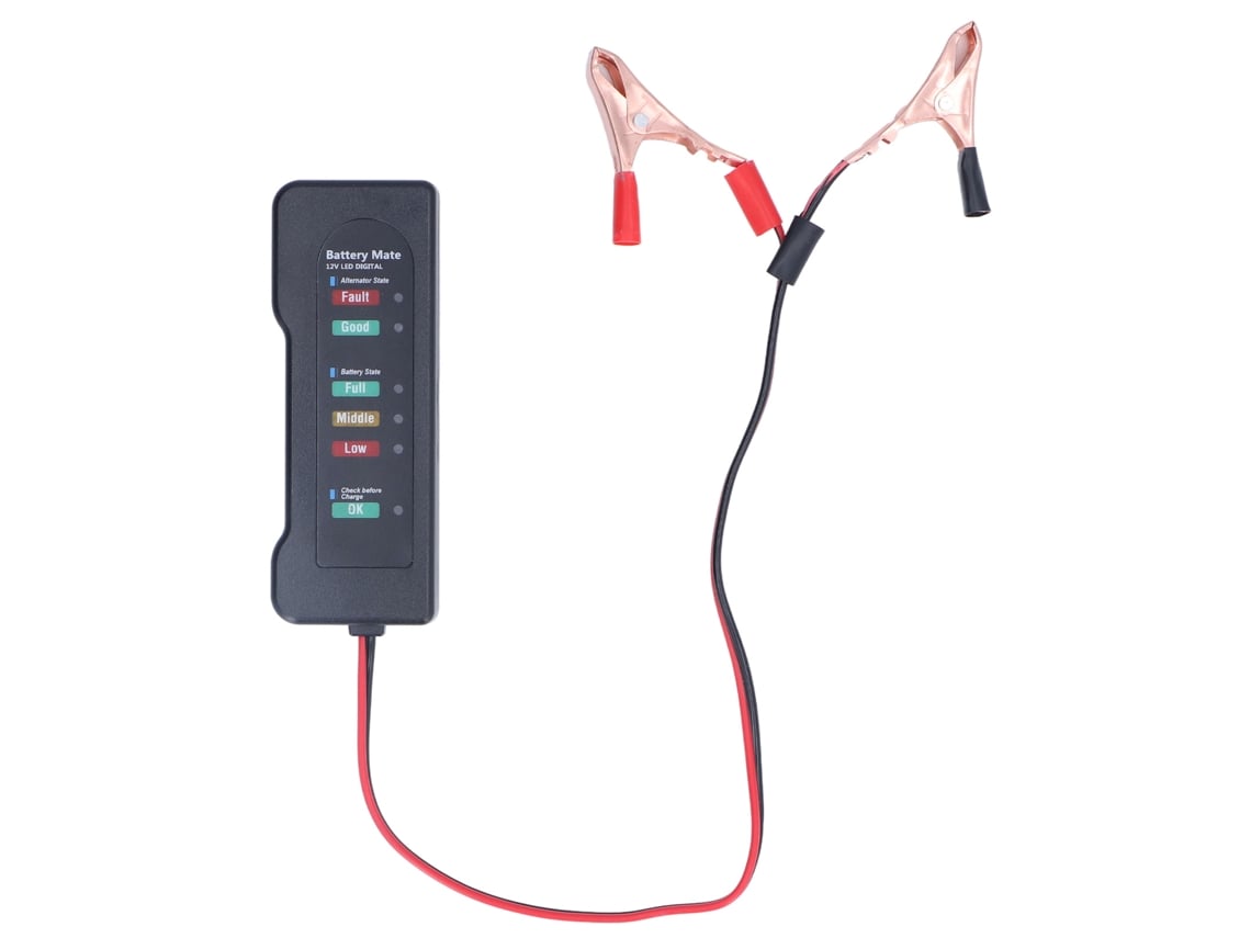 Probador De Baterías De Coche De 12 V, Analizador De Baterías, Función De Protección Contra Polaridad Inversa, Buena