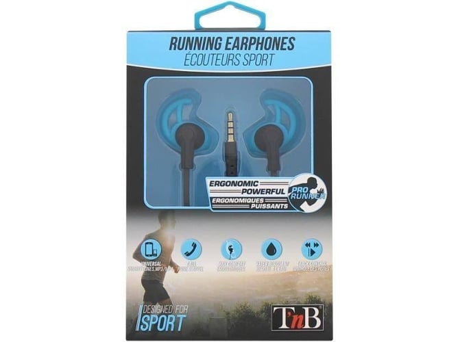 Auriculares con Cable TNB ESSPRUNBL (In Ear - Micrófono - Azul)