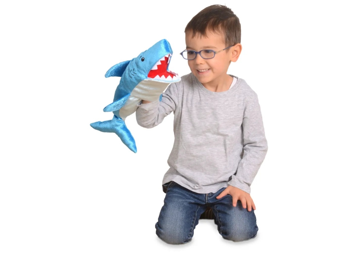 Marioneta de mano de tiburón Fiesta Crafts, juguete educativo