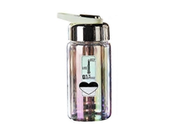 Botella De Agua Portátil Con Superficie Espejada Y Resistente A Altas Temperaturas Para Deportes De Camping. Rosewell