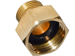 Adaptador de grifo de latón de 1/2'' hembra a 3/8'' macho | Sin marca