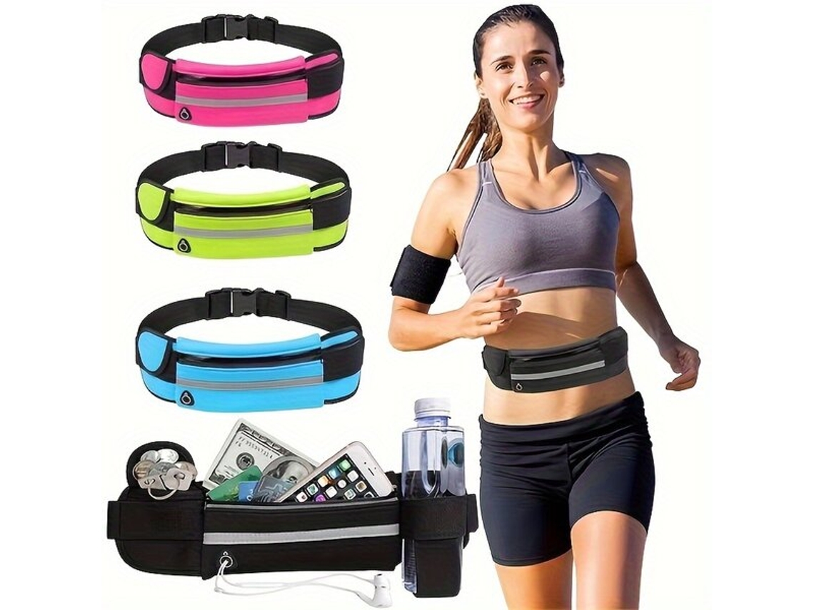 Cinturón para correr ultrafino impermeable negro VayotoyPickify