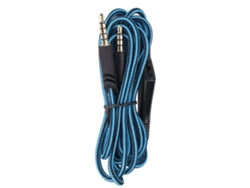 Cabo De Áudio De Substituição Com Controle De Volume Para Headset Astro A10 A40tr Gamer Azul