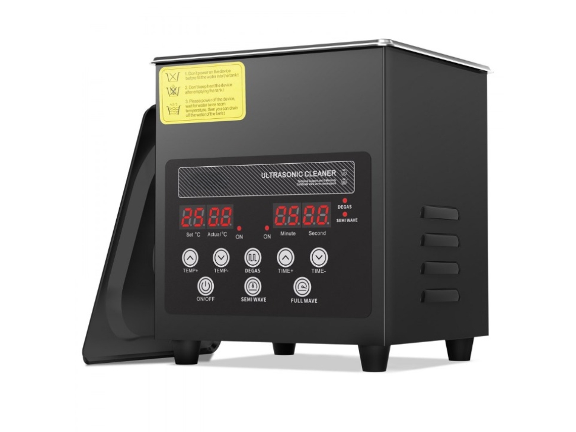 Máquina de limpieza ultrasónica profesional 2L con control de temperatura, temporizador y 40khz Tekmaquinas