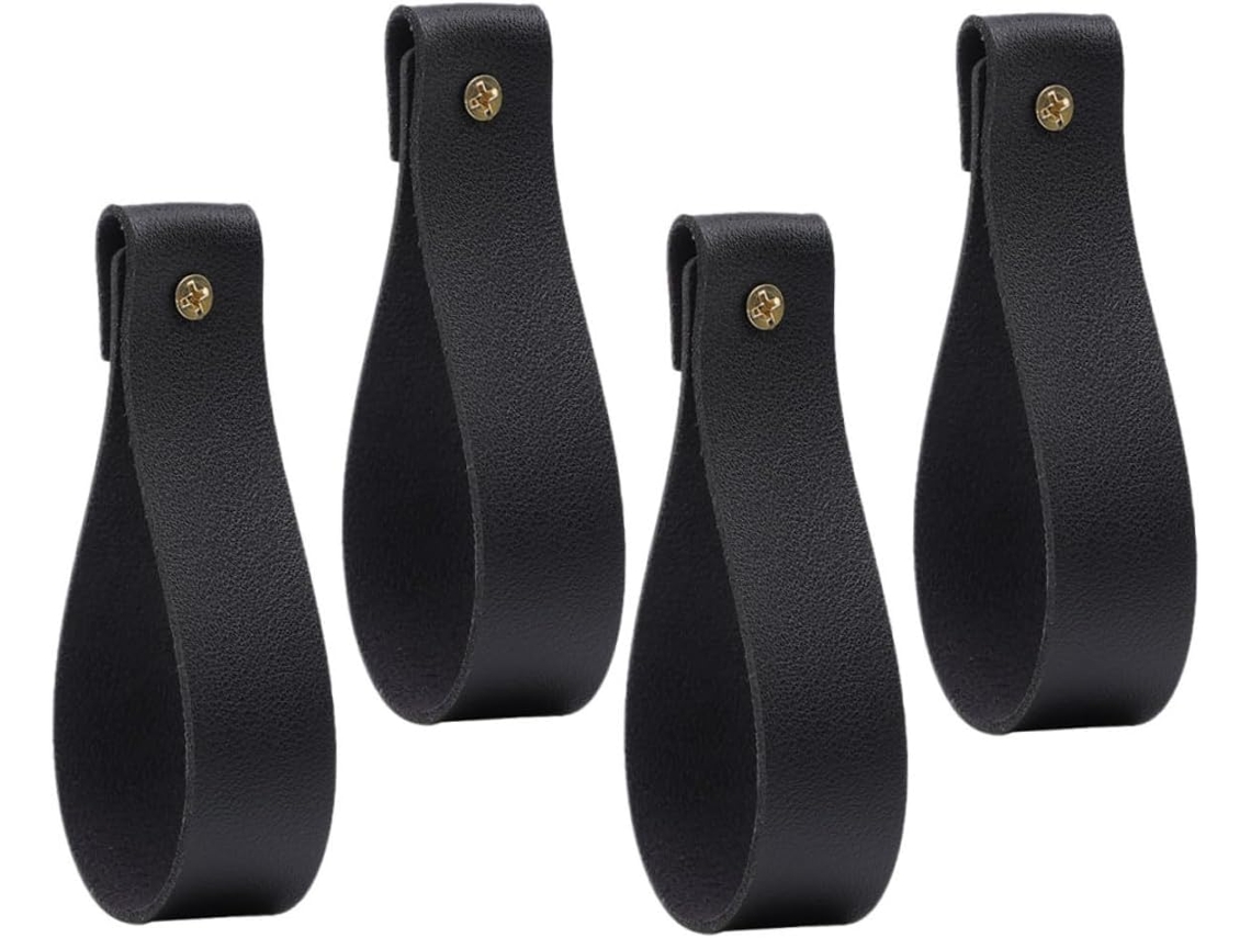 Juego de 4 ganchos de pared estilo bohemio para cortinas, resistentes y prácticos, para baño, cocina y dormitorio.