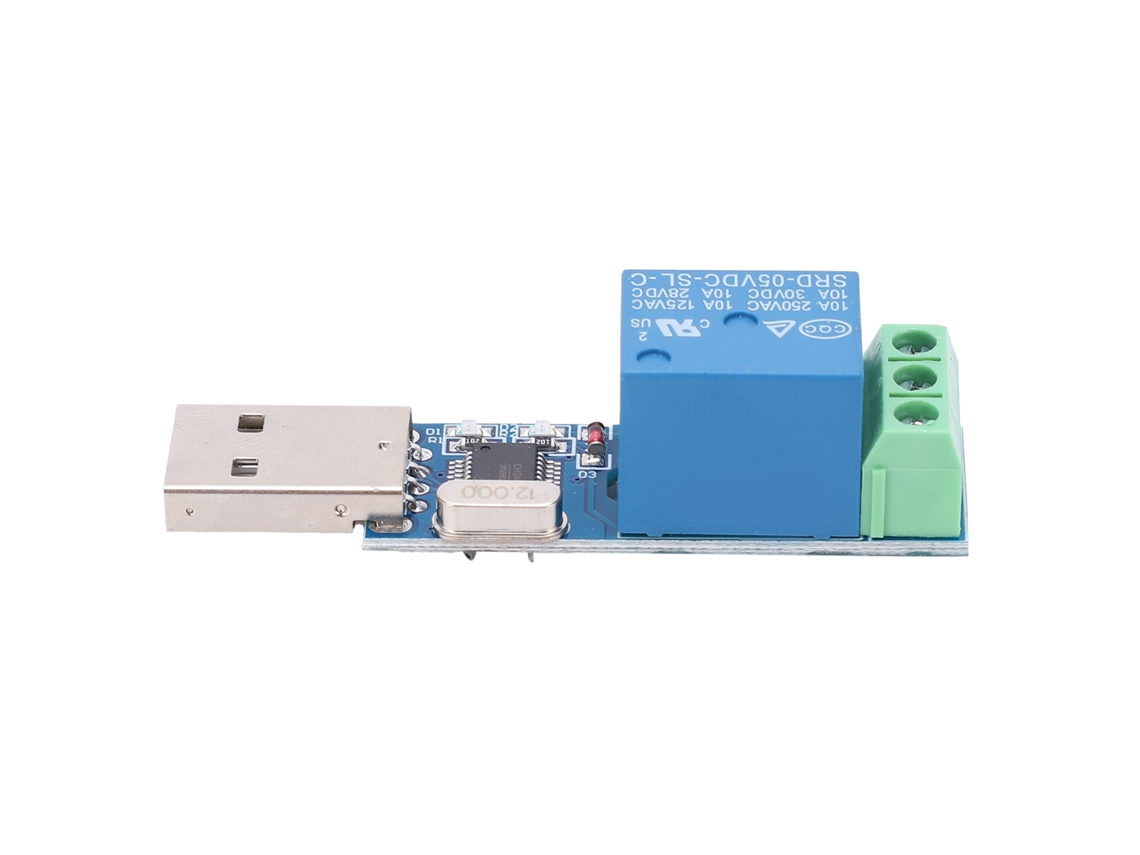 Módulo De Relé Usb Lcus-1 De 5 V Cc Con Chip De Control De Alto Rendimiento Y Funciones De Protección.