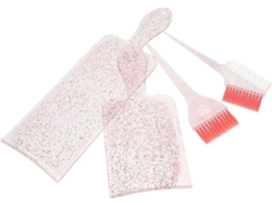 Kit De Tinte Para El Cabello De 4 Piezas Con Pincel
