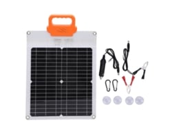 Cargador Portátil De Panel Solar Monocristalino De 20 W Y 18 V, Resistente Al Agua Con Asa Multifuncional.