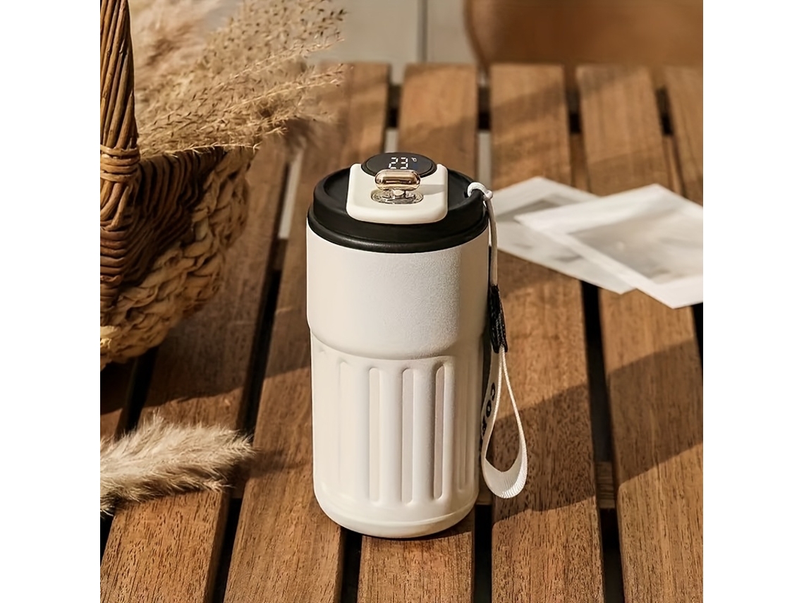 Nueva Taza De Café De Acero Inoxidable Con Aislamiento Térmico: Una Jarra Térmica Portátil Para Uso En Exteriores Que Mantiene Las Bebidas C