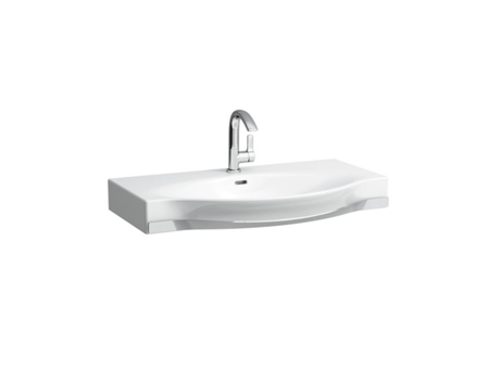 LAUFEN Palace lavabo, 3 agujeros para grifo, con rebosadero, con toallero, 900x510mm, blanco, H8127020001081,
