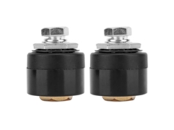 2 Conectores Rápidos Para Cables De Soldadura Euro Dkz De 200-400 A, De Cobre (35-50)
