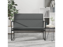 Lovely Home Banco 100X64X80 Cm Tejido Gris-Oscuro