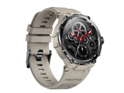 Reloj inteligente militar para hombre, resistente al agua hasta 5 ATM, con monitor de actividad física al aire libre, control de frecuencia cardíaca, SpO2, sueño y voz con IA para Android y otros canales.