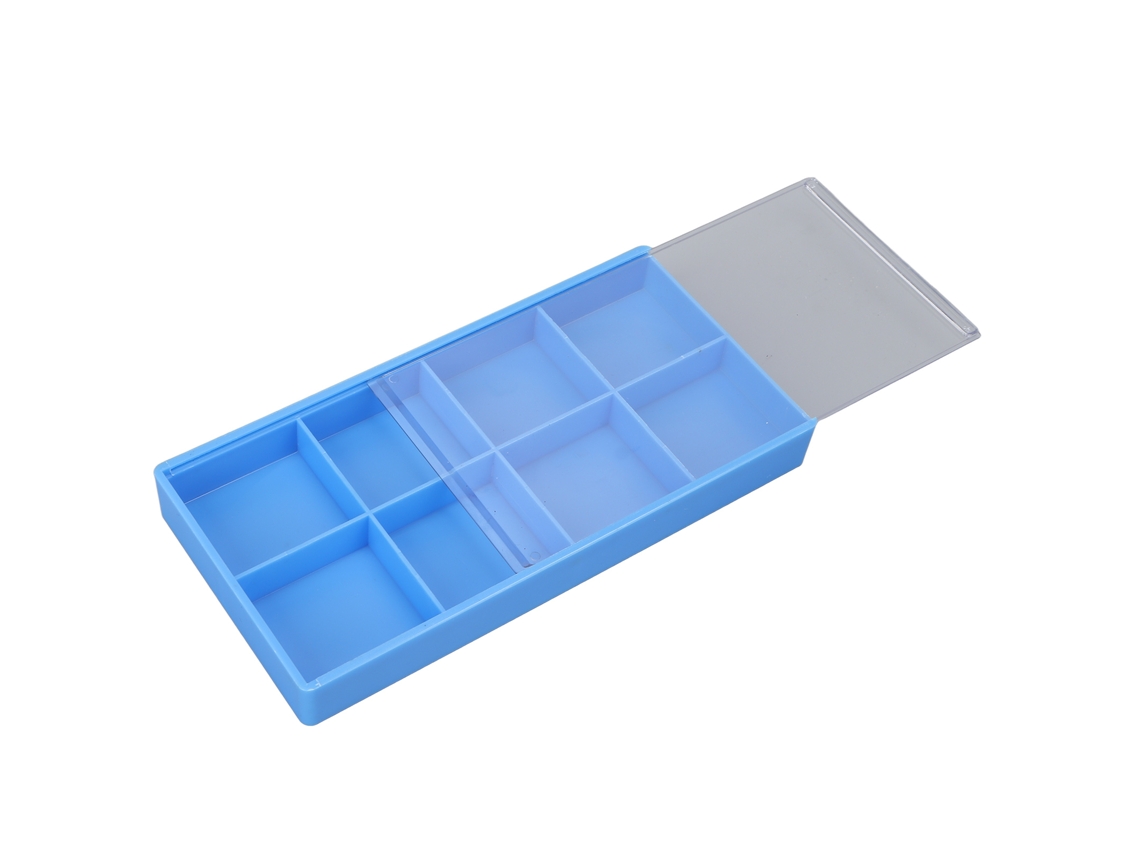 Organizador De Plástico Para Piezas De Reloj, Caja De Almacenamiento De 8 Compartimentos Para Accesorios De Joyería.