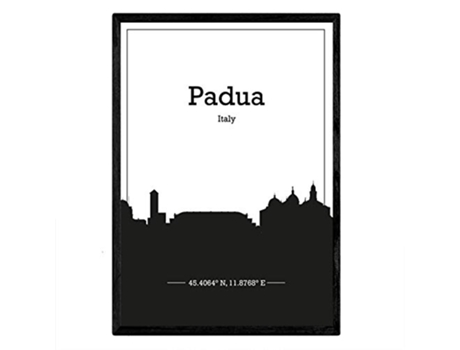 Poster NACNIC Mapa de Padua Italia (A3)