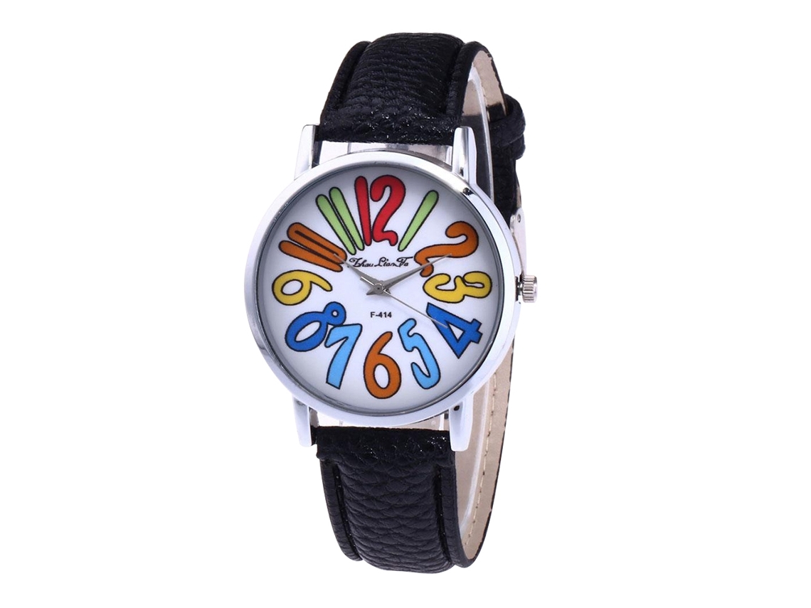 Reloj De Cuarzo Coreano Para Mujer Con Correa De Cuero Zhoulianfa F-414