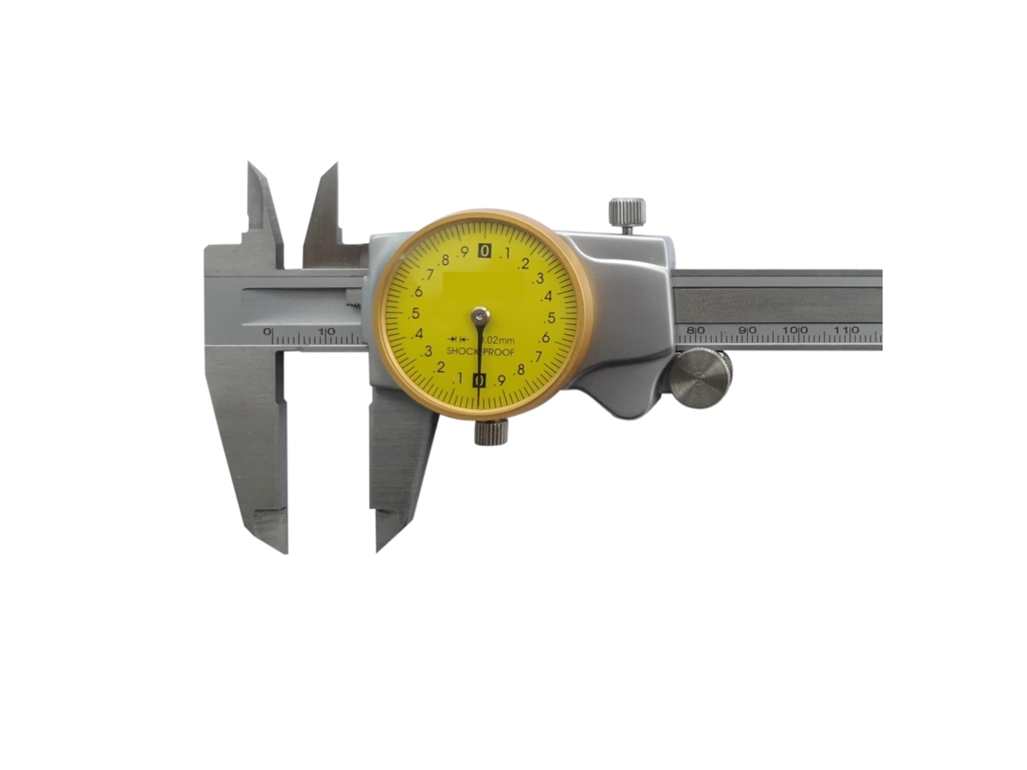 Calibrador Vernier Cadran 0-150 Mm 200 Mm 300 Mm Acero Inoxidable Calidad Industrial 0