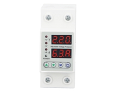 Protector De Voltaje Digital De 2 Polos Con Reinicio Automático, Ac220v 40a, Con Pantalla Y Protección Contra Sobretensión Y Subtensión.