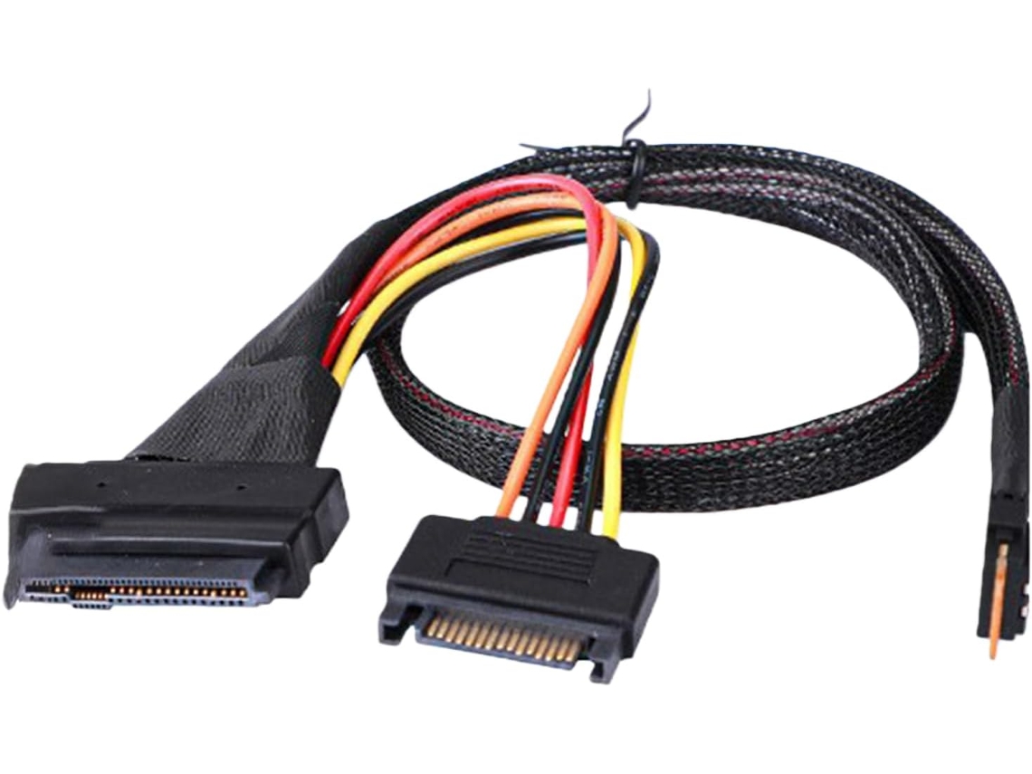Cable Puente Sas Industrial Sff8654 A Sff8639 Que Admite Un Ancho De Banda De 12 Kbps
