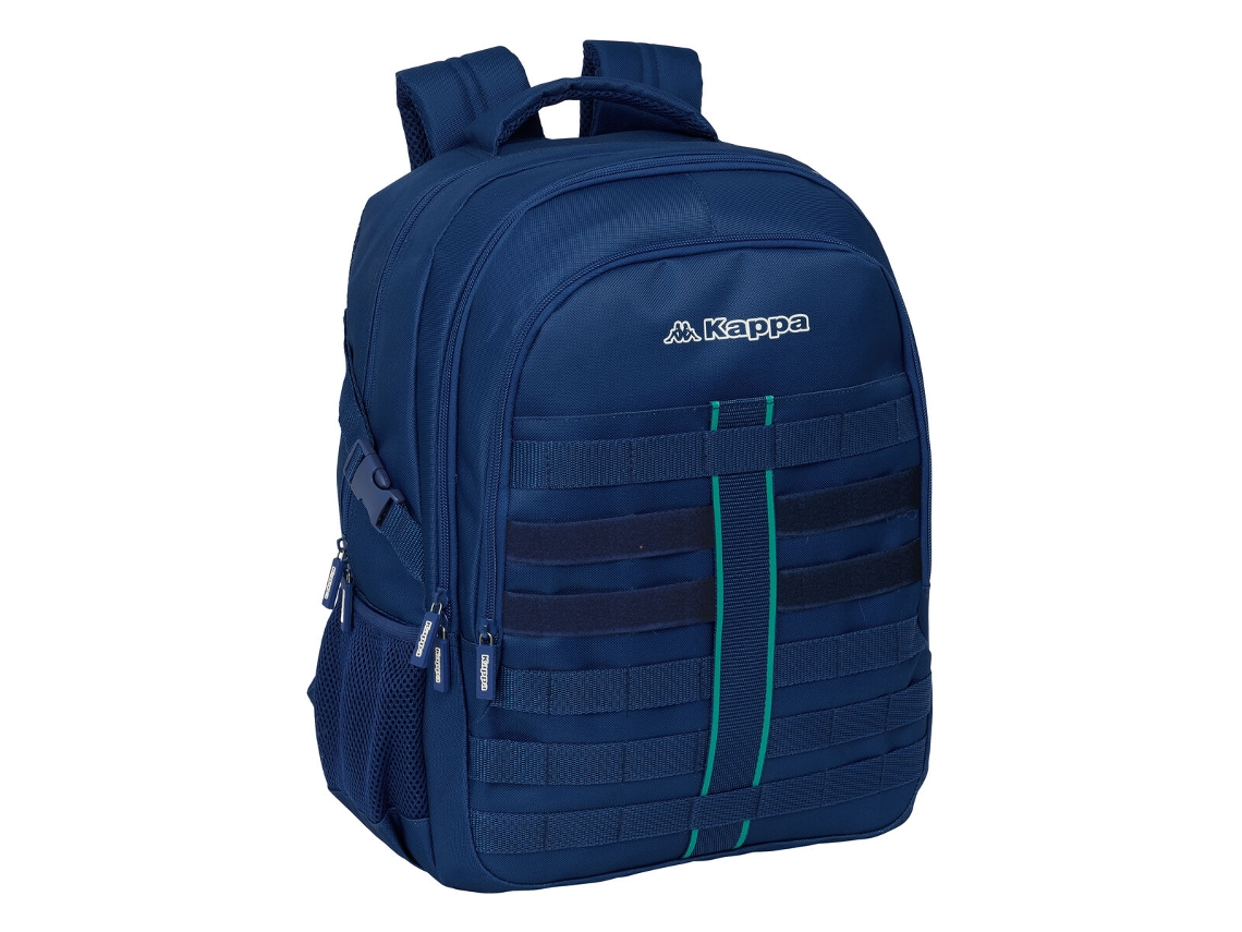 Mochila escolar Kappa Marino (15 L - Poliéster - Azul marino)