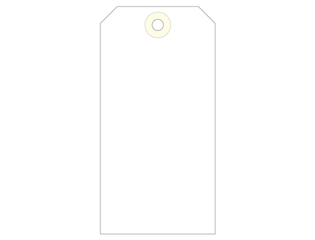 Etiquetas Colgantes APLI (Crema - 125 X 63 mm)