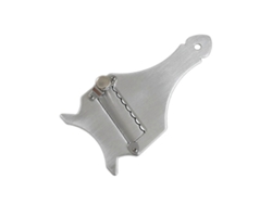 Cortador de trufas de acero inoxidable con cuchilla ajustable y raspador de queso Everley891