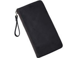 Estuche Para Lápices Sencillo De Estilo Retro Con Gran Capacidad, Estéticamente Atractivo, Color Negro.