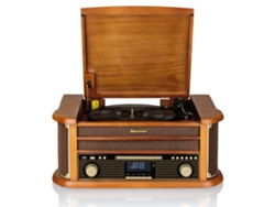 Tocadiscos Vinilo Vintage Bluetooth Usb ROADSTAR Hif1993Dbt Madeira