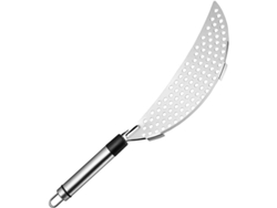 Colador De Pasta Linjou De Acero Inoxidable Con Mango Media Luna Para Olla Y Sartén