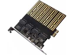 Tarjeta Convertidora De Unidad Pciexpress Pciex1 A 4 Puertos Con Chip Asm1064 Para