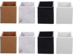 Portalápices, portavasos, organizador de accesorios de escritorio, estuche para brochas de maquillaje.