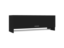 Armario VIDAXL Negro Madera contrachapada (100x32.5x35 cm)