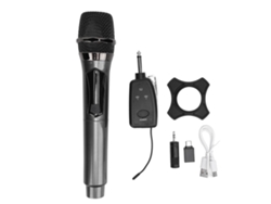 Micrófono Inalámbrico Dinámico Portátil De 2,4 Ghz Con Receptor Para Karaoke, Teléfono Móvil, Ordenador Y Altavoz.