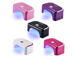 Lámpara De Curado Led Anself De 12 W Para Esmalte En Gel, 110-220 V, Enchufe Estadounidense, Color Morado Perpetuo.