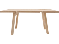 Mesa Plegable Cuadrada De Madera, Y Práctica, Para Exteriores, Como Mesa De Vino, Mesa De Picnic Para La Playa Y