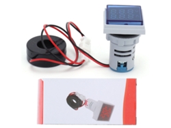 Indicador De Señal De Corriente Universal Con 2 Pantallas, 60~500 V Ca Ad16-22fva Azul