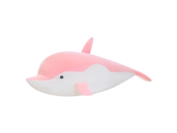 Almohada Extrasuave Y Mullida Diseño Delfín Rosa. 90 Cm.