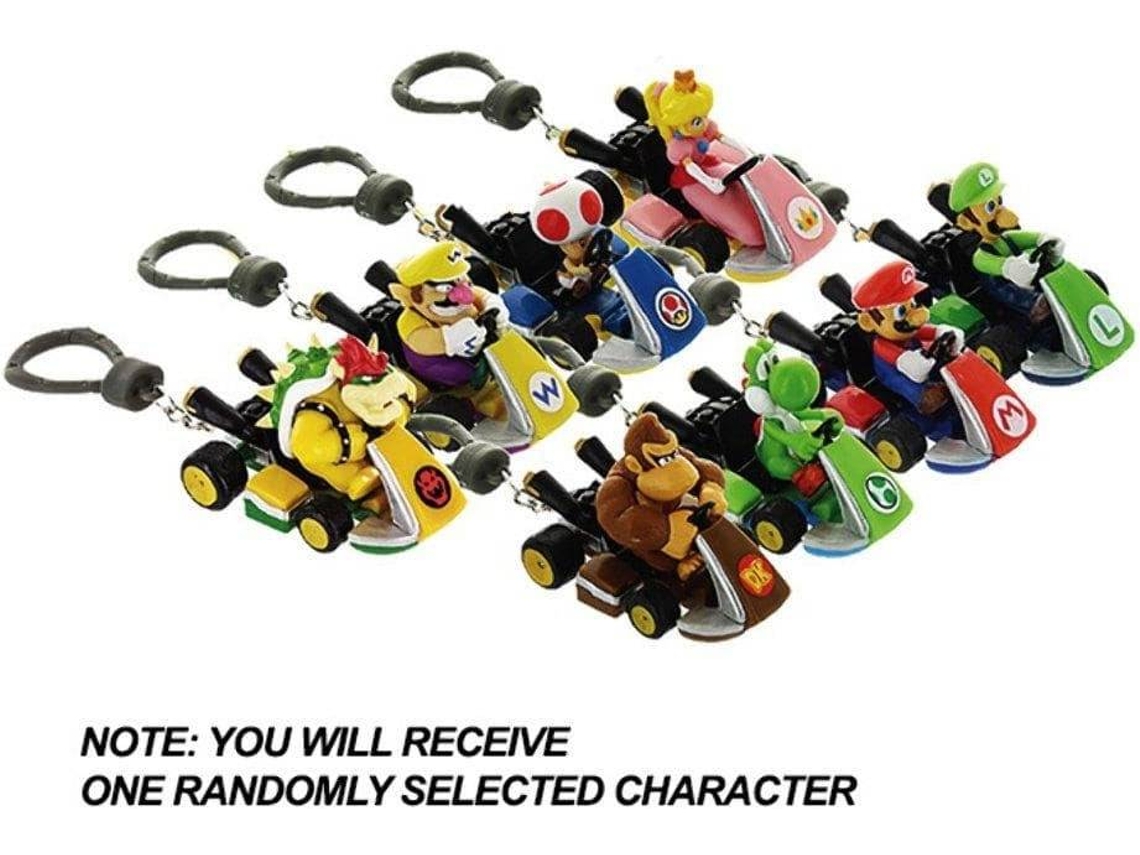 Llavero Mistério SUPER MARIO Backpack Buddies Mario Kart (1 unidad - Envío Aleatorio)