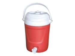 Dispensador térmico de bebidas de 4 litros con bloqueo de temperatura y dos salidas para acampar, hacer senderismo y pescar.
