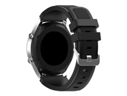 Correa De Silicona Compatible Con Samsung Gear S3 Frontier / Classic - Negro