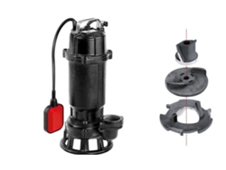Bomba de hierro fundido con trituradora de 750 W Yato