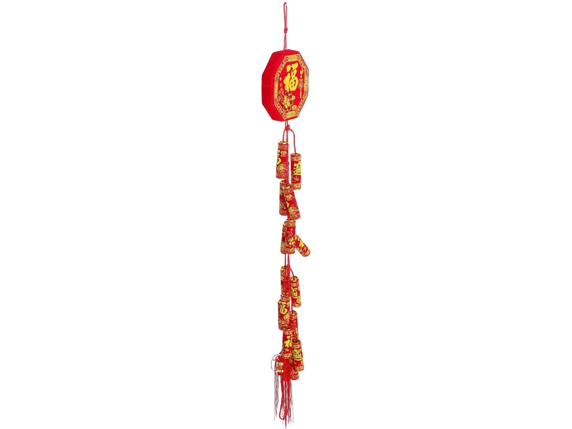 GOKOCO Juego decorativo de 2 piezas para Año Nuevo: Colgantes de borde colgantes