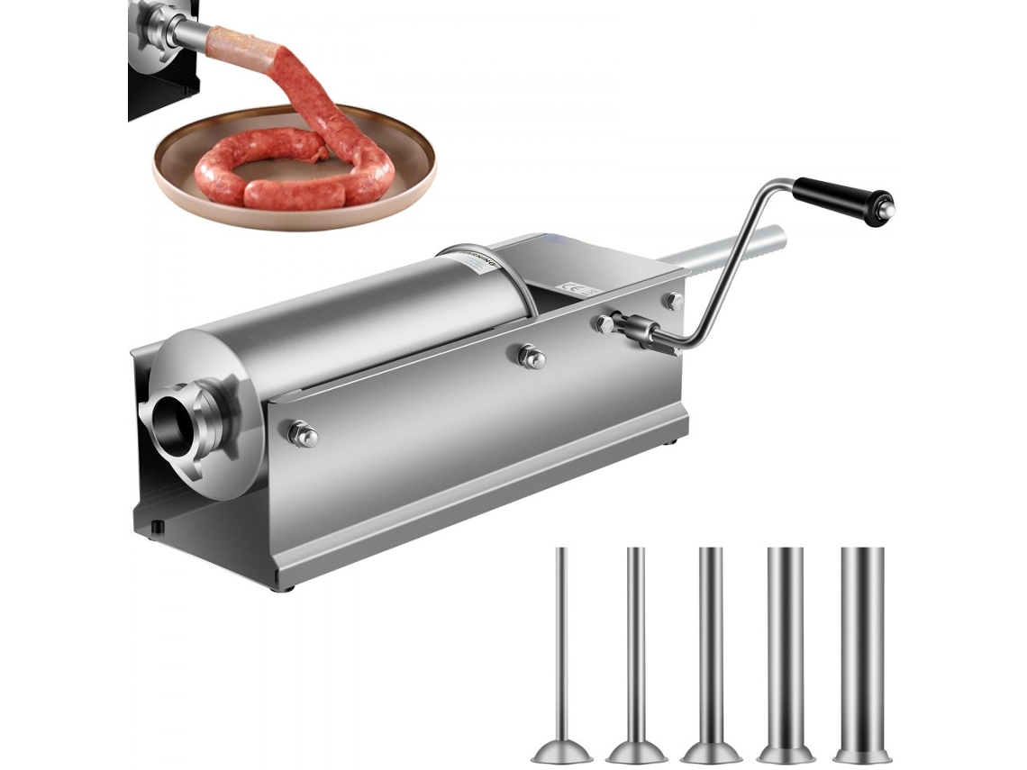 Máquina para hacer salchichas de acero inoxidable de 5 l con juego de tubos Tekmaquinas